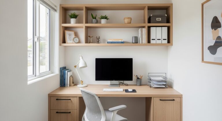 Small Home Office Built Ins for Stylish and Space-Saving Workspaces